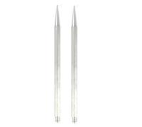 Jeenuuder Ancre de Terre D'Antenne à Ondes Courtes GP en Alliage D'Aluminium, Filetage M10, Pointe de Terre, Ancre de Terre D'Antenne à Ondes Courtes 2 Pièces/Ensemble