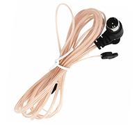 Jeenuuder Antenne Radio FM 75 Dipole Indoor T Antennes RéCepteur D'Antenne HD en Cuivre Connecteur Mâle de Type F pour Stations de Radio FM