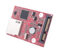 Jeenuuder Carte Adaptateur Haute Vitesse MMC SD SDHC 2.0SATA vers SD Carte SD vers Adaptateur Adaptateur de Conversion NuméRique SéCurisé HDD