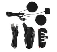 Jeenuuder Communication de Casque D'éQuitation ExtéRieure D'Interconnexion D'Interphone de Casque Bluetooth de Moto avec la Fonction de RéDuction de Bruit