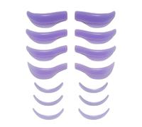 Jeenuuder Kit D'Extension de Levage de Cils de 7 Paires de Tampons en Silicone Eye Lash Perm Pads 3D Lashes Curler Applicator Tools New