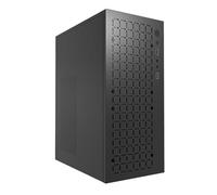 Jeenuuder Mini Boîtier D'Ordinateur M-ATX/ITX Ordinateur PC USB2.0 Châssis Support SSD 3,5 Pouces HDD Mini PSU Remplacement du Boîtier