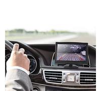 Jeenuuder Moniteur Une éCran LCD HD TFT 800X480 de 5 Pouces avec Double Support de pour CaméRa de Recul de Voiture/Vue ArrièRe/Lecteur DVD/MultiméDia