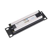 Jeenuuder Panneau de Brassage Réseau CAT6 8 Ports, Format Rack 6,89 Pouces, 1U avec Prises RJ45 pour Le en Armoire, pour Le Câblage Domestique, Installation Facile