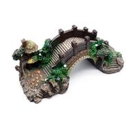 Jeenuuder Pont Artificiel Fish Tank Fish Tank Aménagement Paysager Décoration Résine Aquarium Ornements Aménagement Paysager Artificiel Rockery Bridge Fish Tank Decor