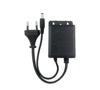 Jeenuuder Prise UE 12V 2A Adaptateur Secteur Étanche Alimentation pour Caméras et Bandes Lumineuses B