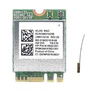 Jeenuuder RTL8821CE 802.11AC 1X1 Wi-FI + BT 4.2 Carte Adaptateur CombinéE 915621-001 Carte Netowrk sans pour ProBook 450 G5 SéRies