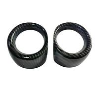 Jeenuuder Voiture ABS Pare-Chocs Antibrouillard LumièRe Cadre Couverture Autocollant Garniture pour XV 2012 2013 2014 2015