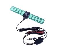 Jeenuuder Voiture AM FM TV Radio Antenne Numérique Signal Aérien AMP Amplificateur Booster