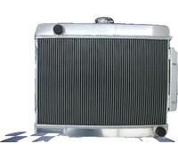Jeep CJ radiateur en aluminium, sur mesure pour la conversion V8, construction robuste, performance de refroidissement optimale