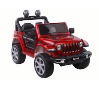 Jeep Enfant Électrique 4x4 Peinturé Pneus EVA Siège En Cuir Télécommande LED MP3