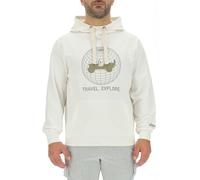Jeep J Man Hooded Sweatshirt W/Pouch Pocket - Willys Globe Travel.Explore. Large Print & Jeep Wrist Print Sweat Homme (Lot de 1)