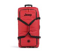 Jeep JS005A 82 Sac de voyage à roulettes rouge, polyester ripstop, unisexe