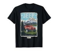 Jeep Mountain pour les âmes aventureuses fête des pères T-Shirt
