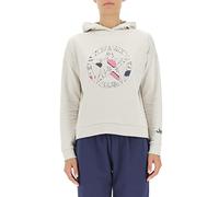 JEEP O102607-J863 J Woman Hooded Cropped Sweatshirt Star Botanical Print J22W Light Graystone M