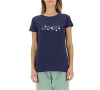 JEEP O102612-A184 J Woman T-Shirt Botanical Print J22W Deep Blue L