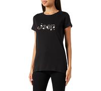 JEEP O102612-B000 J Woman T-Shirt Botanical Print J22W Black XS