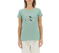 JEEP O102614-E854 J Woman T-Shirt Star Botanical Print J22W Jade Green S