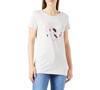 JEEP O102614-J863 J Woman T-Shirt Star Botanical Print J22W Light Graystone L