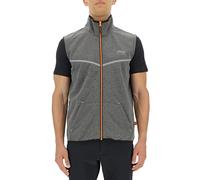 JEEP O102621-G419 XP MAN TECH SWEAT VEST W/Kangaroo Pocket JX22A Dark Grey Mel/Black L