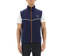 JEEP O102621-K879 XP MAN TECH SWEAT VEST W/Kangaroo Pocket JX22A Deep Blue/Dark G.Mel XL