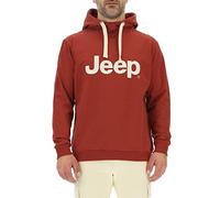 JEEP O102716-R760 J Sweat-Shirt À Capuche Homme Grands Imprimés J23S Red Ochre/Almond M