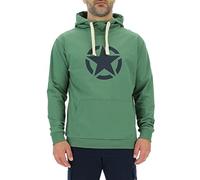 JEEP O102717-E949 J Sweat-Shirt À Capuche Homme Star Large Print J23S Vineyard Green/Night XL