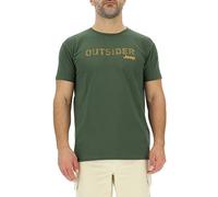 JEEP O102737-E950 J T-Shirt Homme Outsider - Grande Impression Carte J23S Rifle Green/Nacho Ye S
