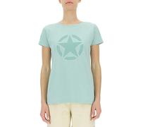 JEEP O102758-E958 J T-Shirt Femme Star - Grande Impression J23S Pale Jade/Granite GR XL