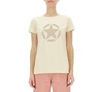 JEEP O102758-M509 J T-Shirt Femme Star - Grande Impression J23S Almond/Gobi Sand L