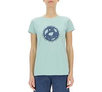 JEEP O102759-E960 J T-Shirt Femme Botanical Adventure Awaits - Grande Impression J23S Pale Jade/Canvas Blu L