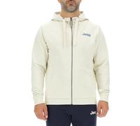 JEEP O102890-W497 J Sweat À Capuche Homme ZIPPÉ Impression arriére Champignon, Star & Grille J23W Birch White XL
