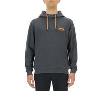 JEEP O102929-G557 XP Sweatshirt À Capuche Homme Poche Frontale - Grande Impression Dos du Symbole Xtreme Performance JX23A Dark Grey Melange XL