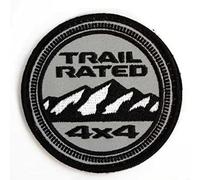 Jeep Patch rond avec logo Trail Rated 10 x 10 cm