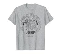 Jeep pour Les âmes aventureuses T-Shirt, Homme, Gris Chiné, L