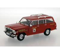 Jeep Wagoneer Lakes fire rouge - Boite cassée modèle intact 1989 1/43 IXO Premium-X