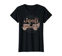 Jeep Willys MA Star T-Shirt, Femme, Noir, M