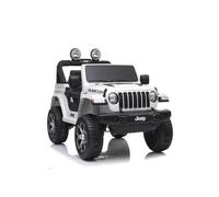 Devessport Jeep Wrangler Radio Control Electric Car Argenté 3-6 Years