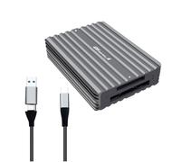 Jeerylow Lecteur de cartes portable de type C vers CFexpress B CFexpress A sans lecteur CFexpress Tyep B Lecteur de cartes CFexpress Tyep A