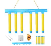 Jeesrt Reflex Sticks for Athletes, Reflective Drop Stick Challenge Game Set, 3 Adjustable Speed Modes, Catching Sticks Game for All Ages (Rechargeable Version,Blue)