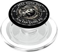Jeet Kune Do Jun Fan Gung Fu Chrome PopSockets PopGrip pour MagSafe