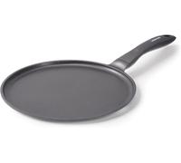 JEETEE Poêle à Pizza 28cm Compatible Tous Feux Induction, Grand Moule Pizza Titane Antiadhésive, Crêpière Plate Familiale pour Crêpes Tortillas Viandes, Cuisine Saine sans PFOA/PFOS, Légère 1kg