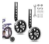 JEEZAO Stabilisateurs Petites Roues pour Vélo d'enfants Support de Roue Auxiliaire Pièces De Roues D'EntraîNement,1 Paire de Sécurité Roues Arrières Kids Riding Equipment