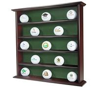 JEF WORLD OF GOLF Gifts & Gallery Présentoir en Acajou pour balles de Golf Vitrine Hommes, Taille Unique
