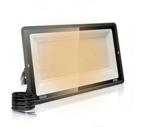 Jefedana 500W Projecteur LED Exterieur 50000LM IP66 Imperméable spot led exterieur Super Brillant Eclairage Extérieur Blanc Chaud(3000k) Sécurité spot led pour stades, usines, Parking, garage, jardin