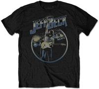 Jeff Beck 'Circle Stage' Mens T-Shirt O-Neck Funny Tee Short Sleeve Black XXL