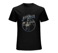 Jeff Beck Circle Stage Men's T-Shirt Unisex Black Cotton Print Tee Shirts M