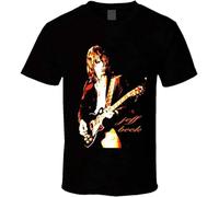 Jeff Beck Guitar God Rock Concert Vintage Retro Men's T-Shirt Unisex Black Cotton Print Tee Shirts S