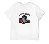 Jeff Beck Hot Rod Men's T-Shirt Unisex White Cotton Print Tee Shirts 3XL