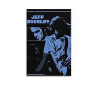 Jeff Buckley Poster mural esthétique sur toile style vintage - Peinture décorative pour salon, chambre à coucher - 30 x 45 cm - Style sans cadre